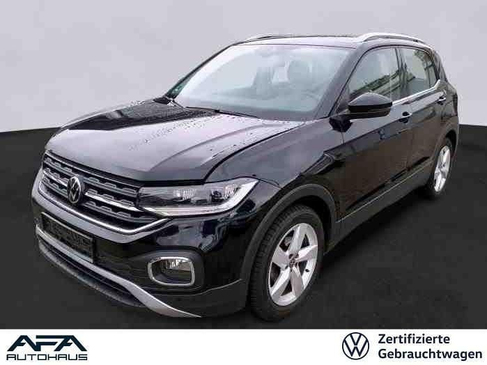 Schwarz Gebraucht 2021 VW T-Cross Style SUV | 19.897 € (Guter Preis) - Bild 1/4
