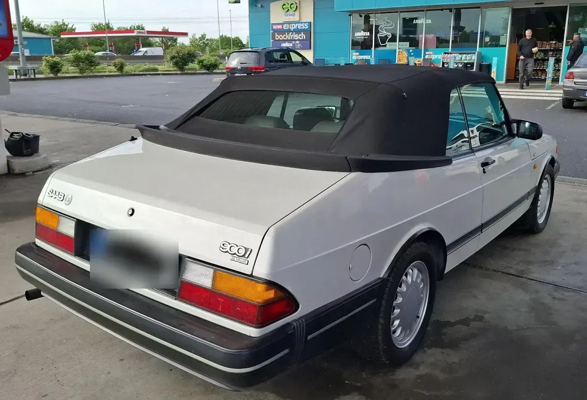 Gebraucht Saab 900 Cabriolet 126 PS (92 kW) 1990 Weiß Cabrio
