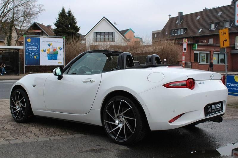 Gebraucht Mazda MX5 Sports-Line 160 PS (117 kW) 2017 Weiß Cabrio