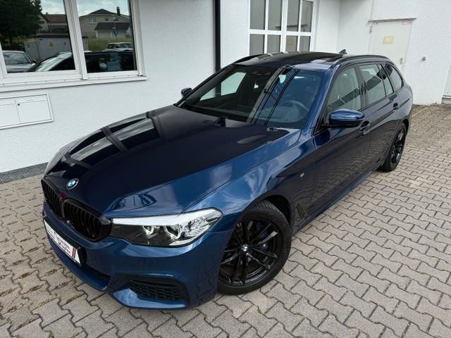 Mediterranblau metallic Gebraucht 2017 BMW 530 M Sport Kombi | 33.500 € (Teuer) - Bild 1/4