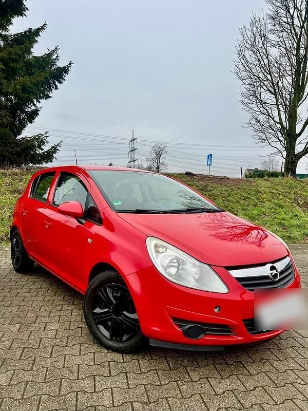 Gebraucht Opel Corsa 80 PS (58 kW) 2009 Rot Kleinwagen