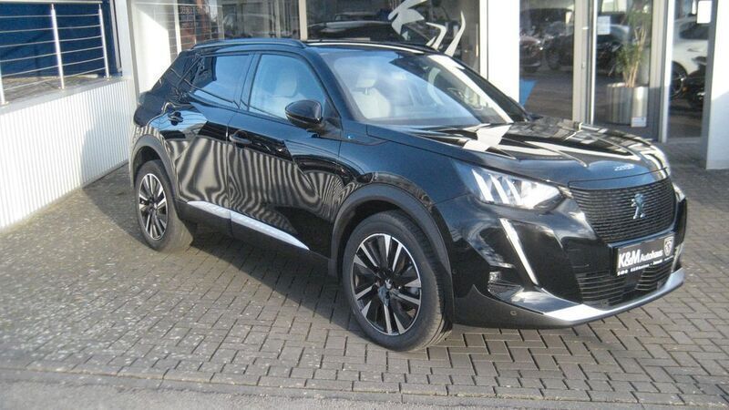 Schwarz Gebraucht 2022 Peugeot e-2008 GT SUV | 24.900 € - Bild 1/4