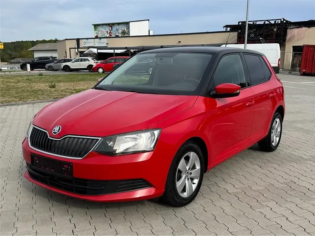 Gebraucht Skoda Fabia 75 PS (55 kW) 2017 Rot Kleinwagen