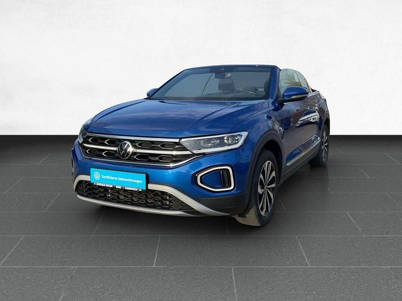 Gebraucht VW T-Roc Cabriolet Style 150 PS (110 kW) 2022 Blau Cabrio