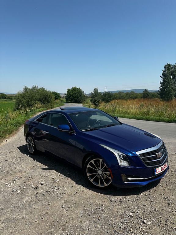 Blau Gebraucht 2015 Cadillac ATS Limousine | 16.499 € - Bild 1/4