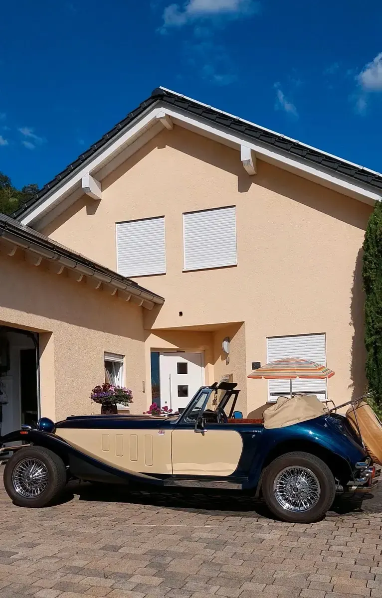 Gebraucht Panther Kallista 150 PS (110 kW) 1989 Blau Cabrio