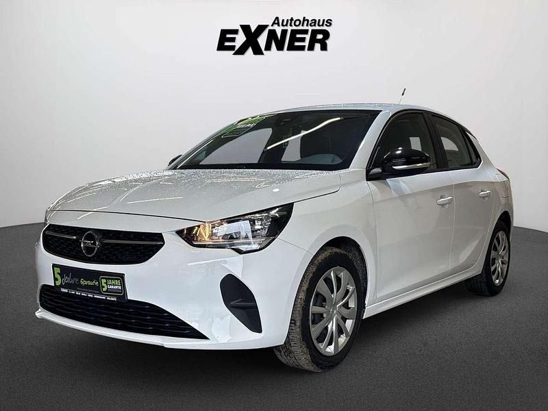 Gebraucht Opel Corsa Edition 101 PS (74 kW) 2023 Jade weiß/spiegel schwarz lackiert Kleinwagen