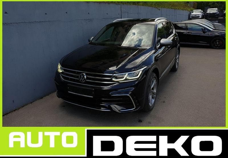 Deep black perleffekt Gebraucht 2021 VW Tiguan Allspace R-line SUV | 26.770 € (Fairer Preis) - Bild 1/4