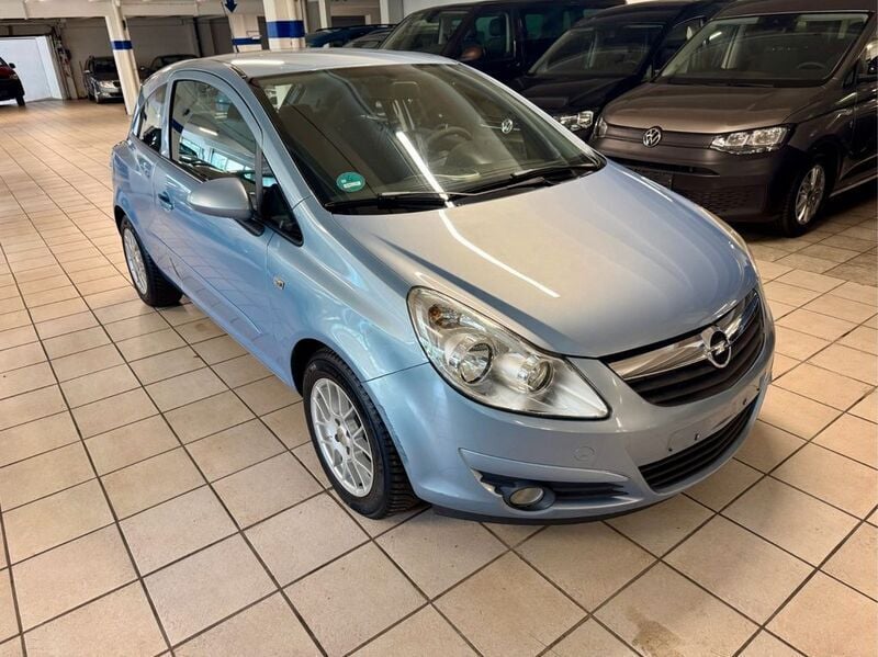 Aeroblau/air blue Gebraucht 2007 Opel Corsa Catch Me Kleinwagen | 999 € (Superpreis) - Bild 1/4