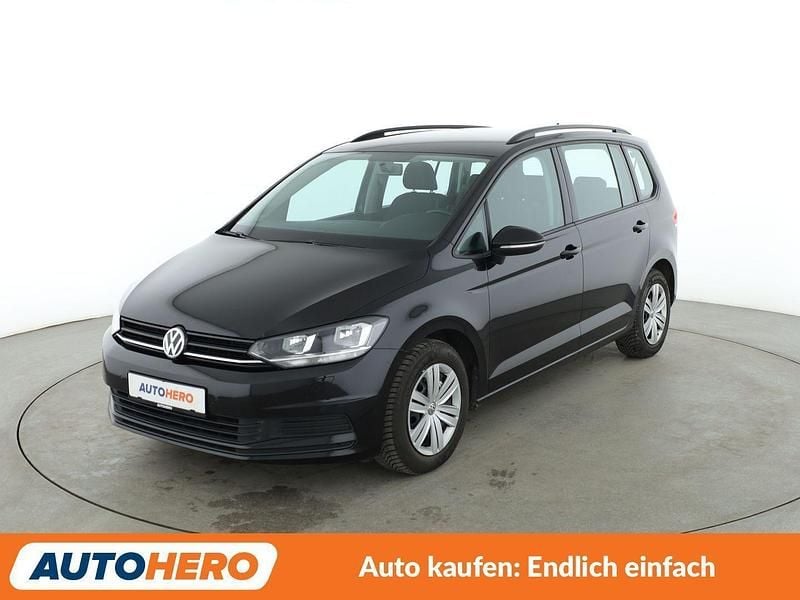 Gebraucht VW Touran Trendline 150 PS (110 kW) 2017 Schwarz Van / Kleinbus