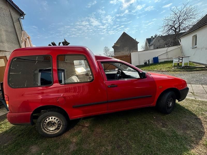 Gebraucht VW Caddy 75 PS (55 kW) 1998 Rot Van / Kleinbus