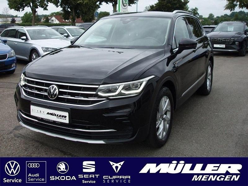 Schwarz Gebraucht 2021 VW Tiguan Elegance SUV | 34.380 € (Etwas zu teuer) - Bild 1/4