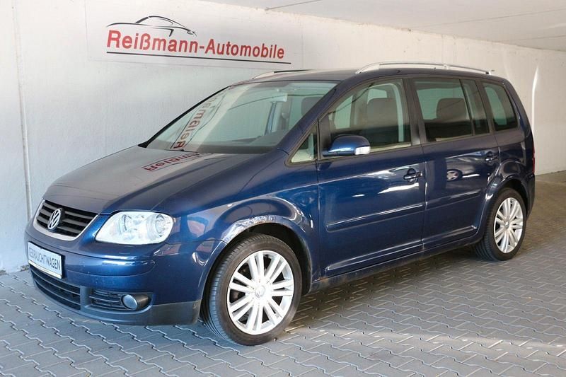 Blau Gebraucht 2005 VW Touran Highline Van / Kleinbus | 990 € (Guter Preis) - Bild 1/4