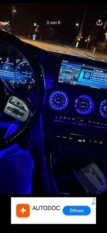 Gebraucht Mercedes C220 AMG line 194 PS (142 kW) 2018 Coupé