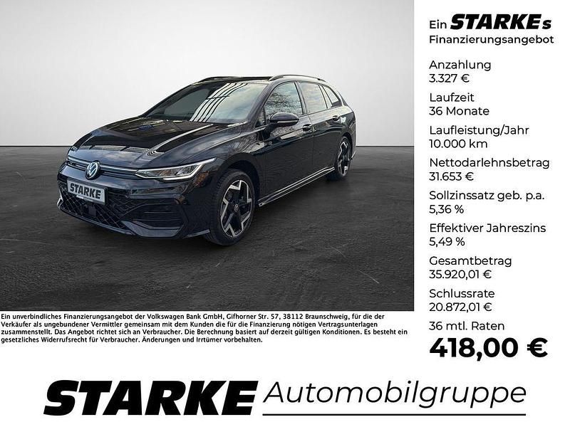 Schwarz Neu 2025 VW Golf VIII R-line Kombi | 33.890 € (Superpreis) - Bild 1/4