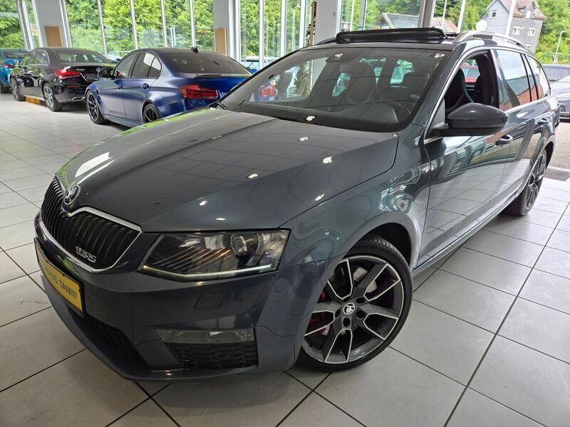 Grau Gebraucht 2015 Skoda Octavia RS Kombi | 14.990 € (Guter Preis) - Bild 1/4