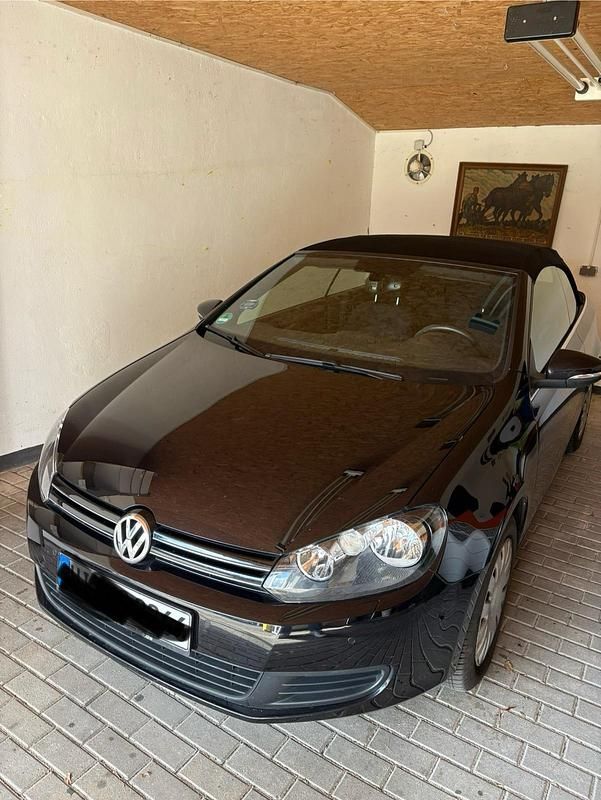 Schwarz Gebraucht 2015 VW Golf Cabriolet Cabrio | 11.100 € - Bild 1/4