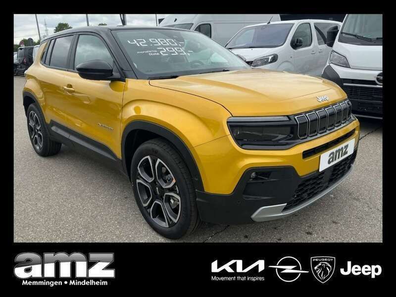 Sun yellow Neu 2024 Jeep Avenger EV Summit SUV | 34.990 € (Fairer Preis) - Bild 1/4