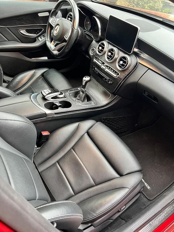 Gebraucht Mercedes C200 AMG line 184 PS (135 kW) 2014 Rot Kombi