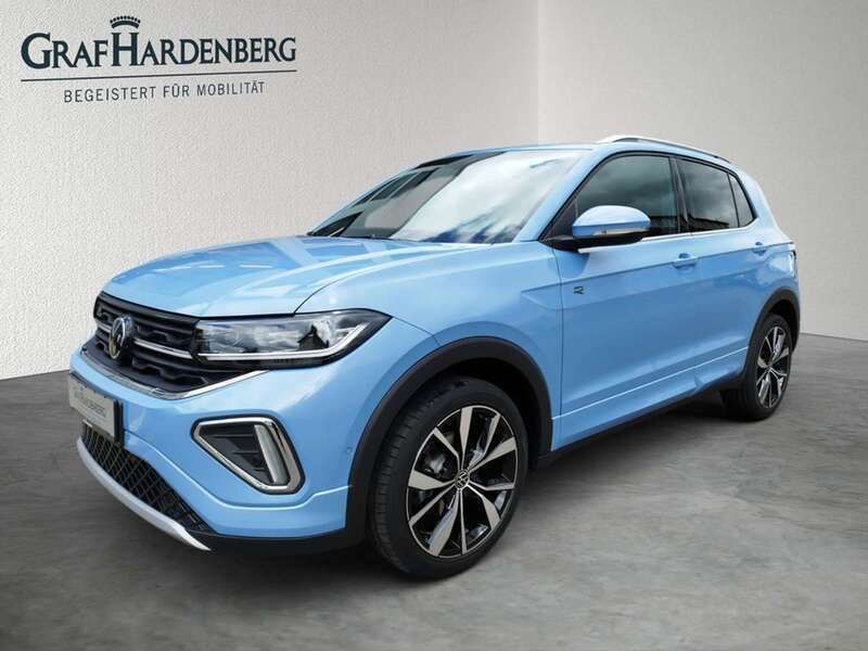 Clear blue metallic Gebraucht 2025 VW T-Cross R-line SUV | 29.780 € (Teuer) - Bild 1/4