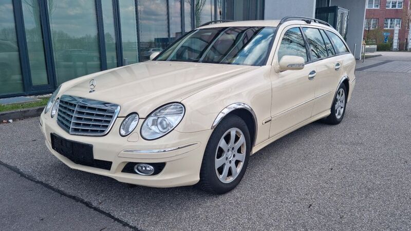 Hellelfenbein Gebraucht 2008 Mercedes E280 Kombi | 4.300 € (Superpreis) - Bild 1/4