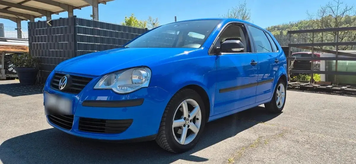 Gebraucht VW Polo 80 PS (58 kW) 2008 Blau Kleinwagen