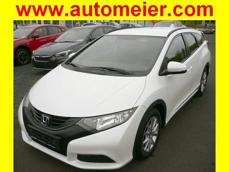 Weiß Gebraucht 2014 Honda Civic Comfort Kombi | 9.990 € (Fairer Preis) - Bild 1/4