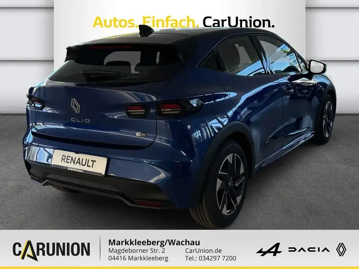 Ny Renault Clio V Evolution 160 HK (117 kW) 2026 Blå Sedan