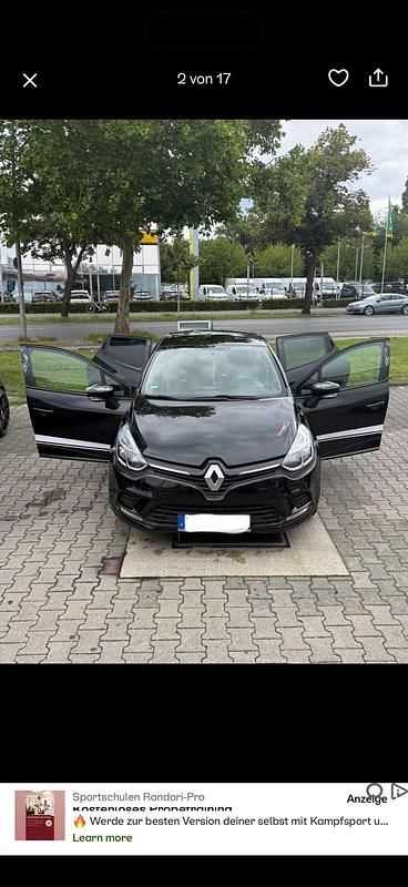 Schwarz Gebraucht 2016 Renault Clio IV Kleinwagen | 7.000 € - Bild 1/4