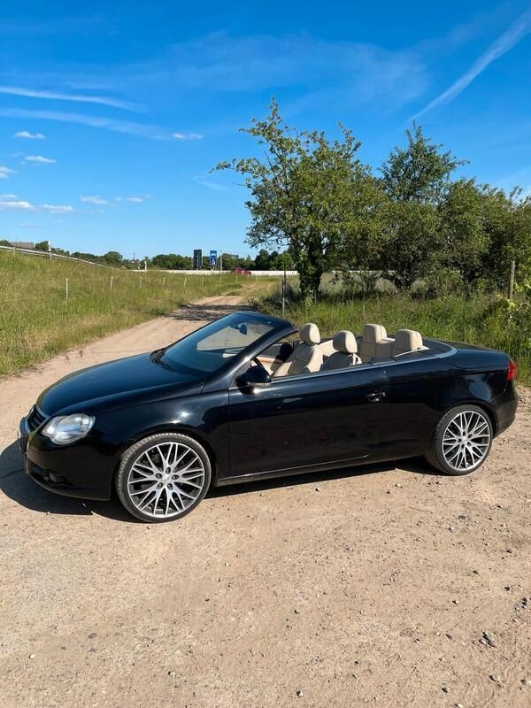 Schwarz Gebraucht 2006 VW Eos Cabrio | 2.650 € (Superpreis) - Bild 1/4