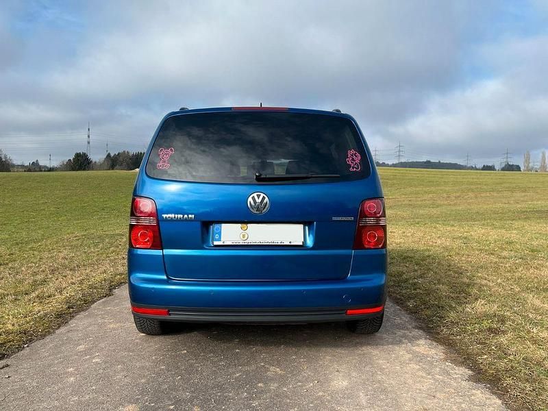 Gebraucht VW Touran Trendline 105 PS (77 kW) 2009 Blau Van / Kleinbus