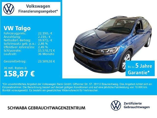 Reef blue metallic Gebraucht 2025 VW Taigo Life SUV | 22.190 € (Fairer Preis) - Bild 1/4