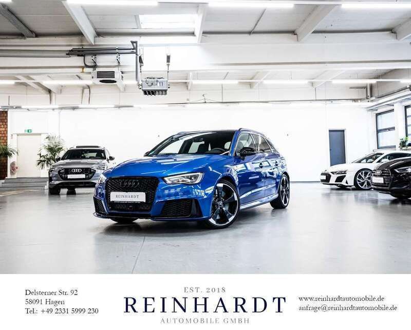 Sepangblau perleffekt Gebraucht 2016 Audi RS3 Sportback Advanced Kleinwagen | 39.750 € (Fairer Preis) - Bild 1/1