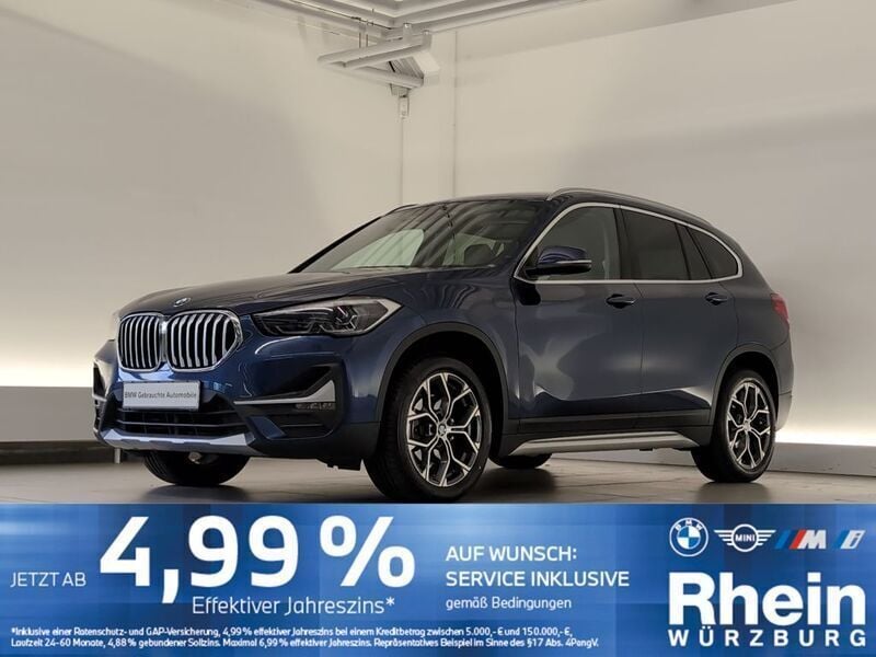 Blau Gebraucht 2022 BMW X1 xLine SUV | 20.920 € (Guter Preis) - Bild 1/4