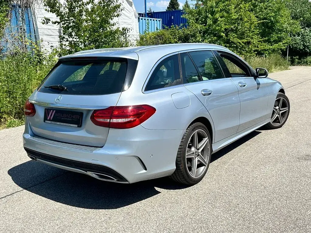 Gebraucht Mercedes C250 AMG line 204 PS (150 kW) 2018 Silber Limousine