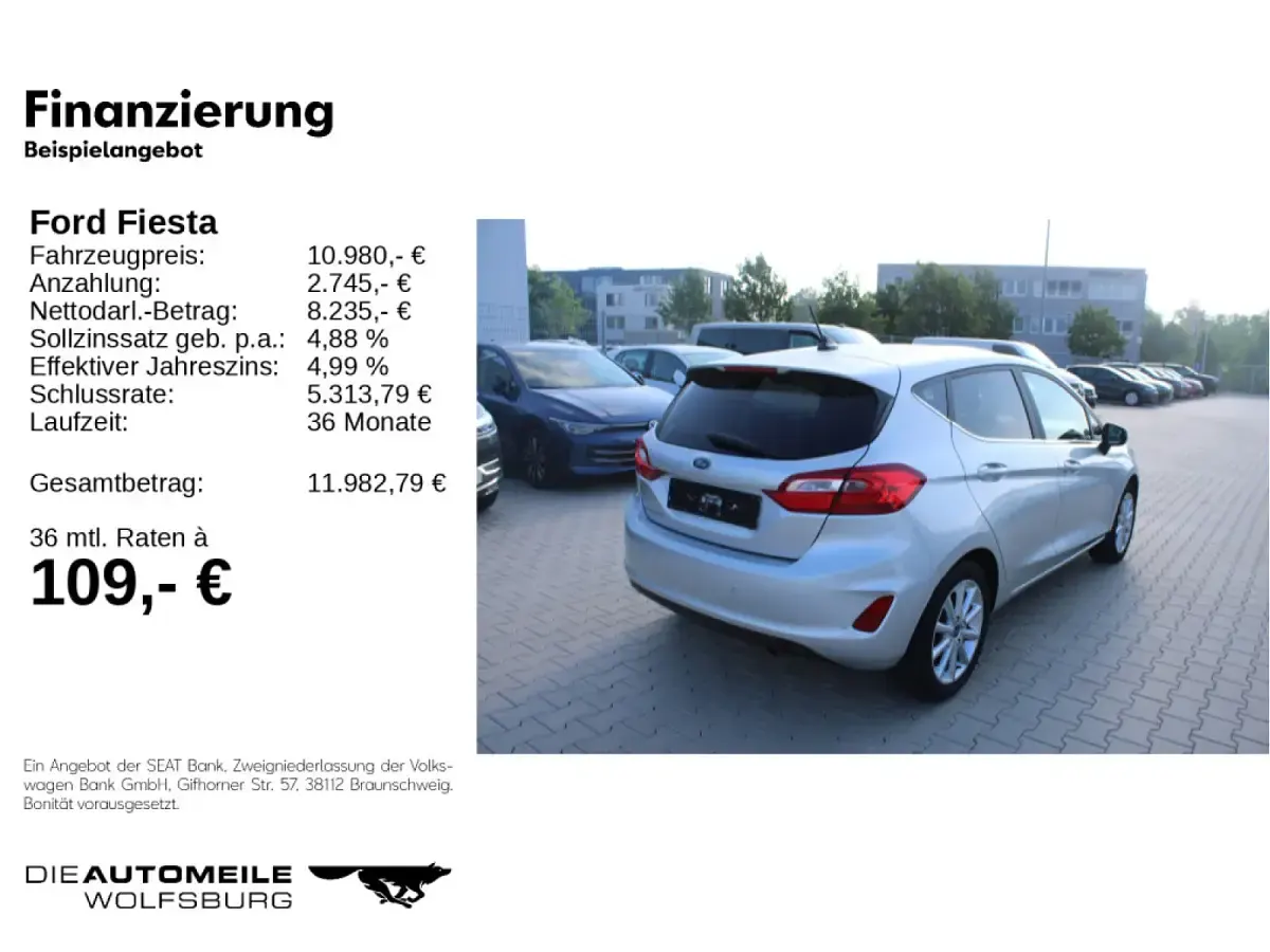 Gebraucht Ford Fiesta Titanium 95 PS (69 kW) 2020 Kleinwagen
