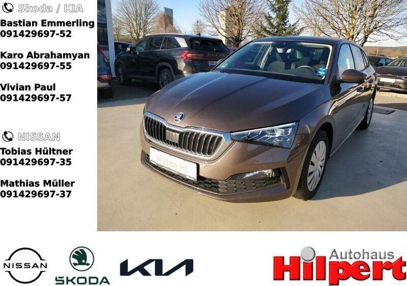 Braun Gebraucht 2020 Skoda Scala Drive Kleinwagen | 14.440 € (Fairer Preis) - Bild 1/4