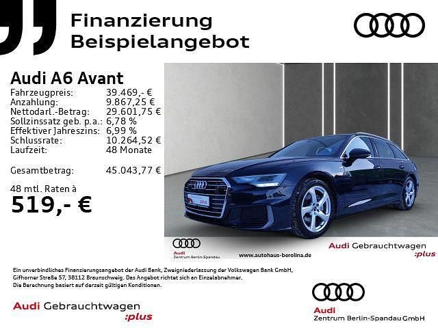 Blau Gebraucht 2023 Audi A6 S-Line Kombi | 39.469 € (Fairer Preis) - Bild 1/4