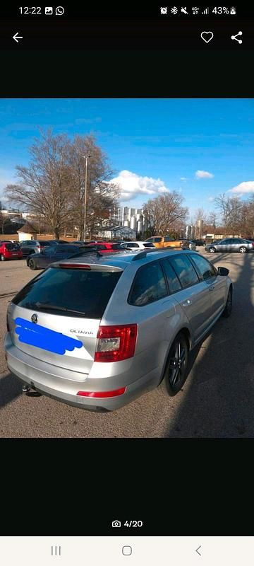 Gebraucht Skoda Octavia 110 PS (80 kW) 2016 Silber Kleinwagen