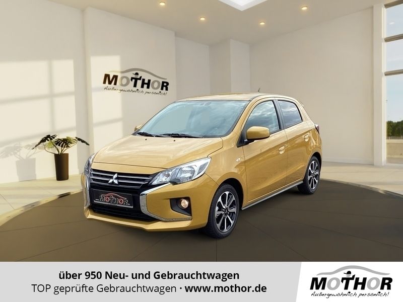 Citringelb Gebraucht 2023 Mitsubishi Space Star Select+ Limousine | 16.889 € (Fairer Preis) - Bild 1/4