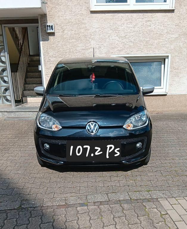Schwarz Gebraucht 2015 VW up! CLUB Kleinwagen | 9.150 € (Etwas zu teuer) - Bild 1/4