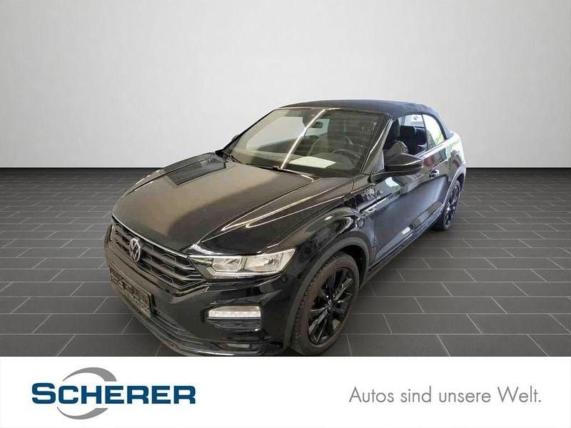 Deep black perleffekt Gebraucht 2021 VW T-Roc Cabriolet R-line Cabrio | 25.500 € (Fairer Preis) - Bild 1/3