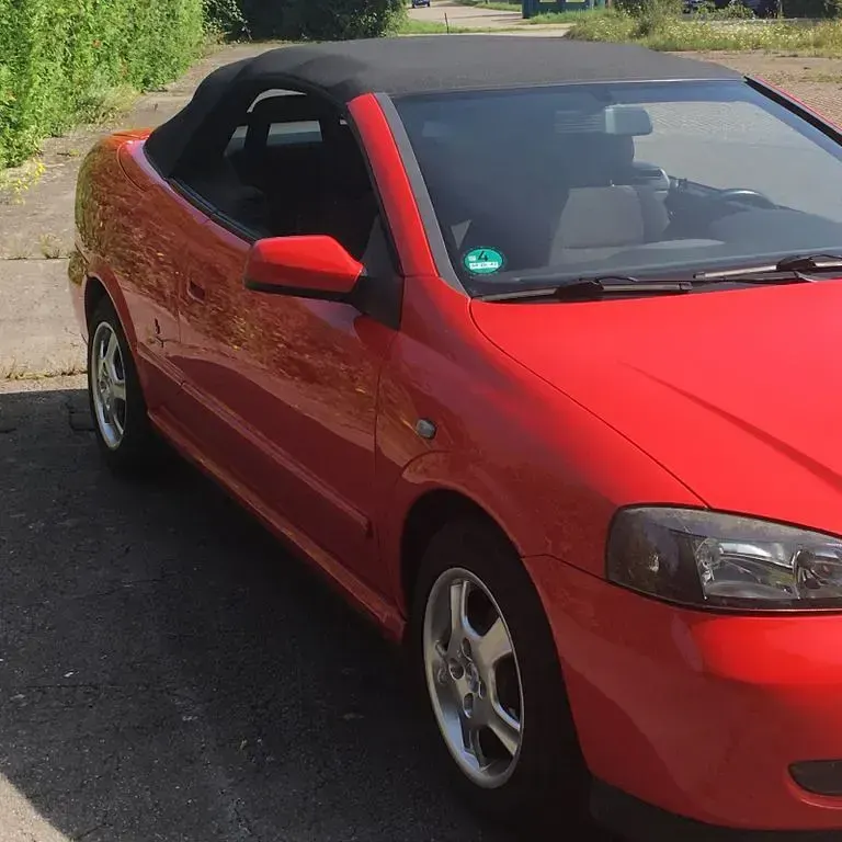 Gebraucht Opel Astra Cabriolet 103 PS (75 kW) 2004 Rot Cabrio