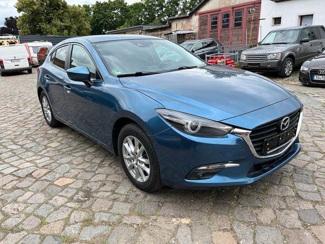 Blau Gebraucht 2017 Mazda 3 Exclusive-Line Limousine | 14.499 € (Fairer Preis) - Bild 1/1