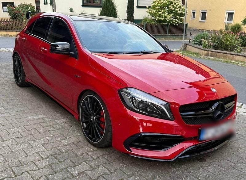 Rot Gebraucht 2017 Mercedes A45 AMG AMG Limousine | 30.000 € (Fairer Preis) - Bild 1/4