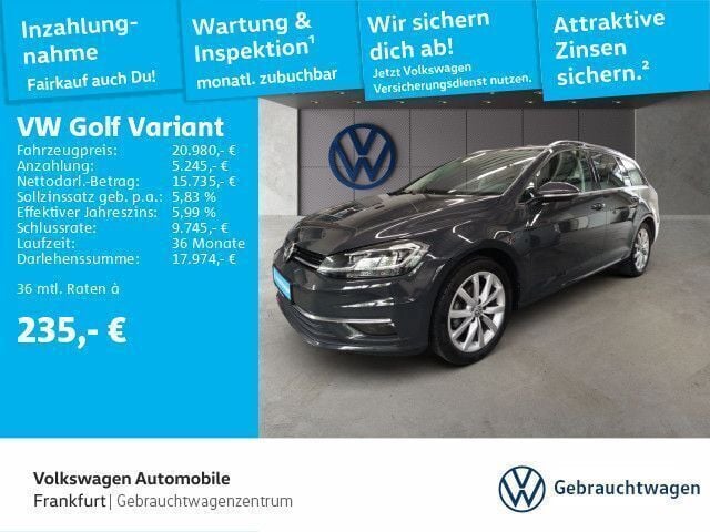 Grau Gebraucht 2021 VW Golf VIII Highline Kombi | 20.980 € (Guter Preis) - Bild 1/4