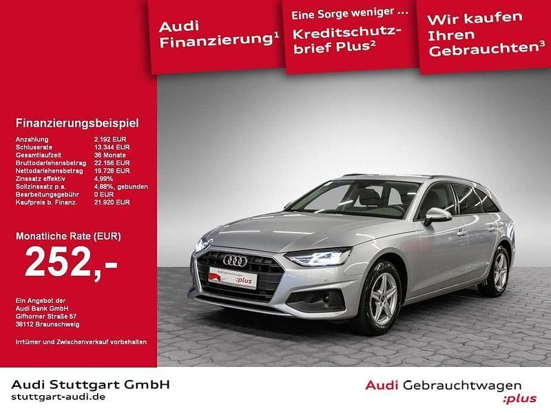 Silber Gebraucht 2022 Audi A4 Design Kombi | 21.920 € (Superpreis) - Bild 1/2