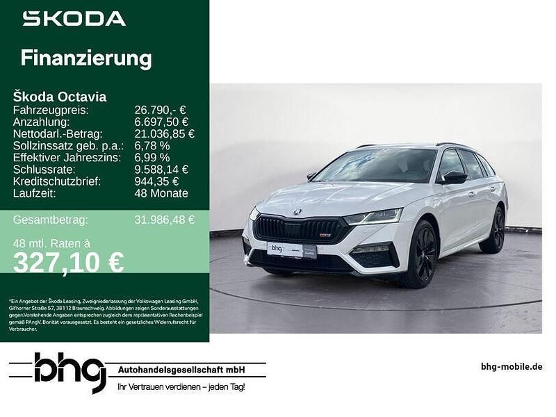Weiss Gebraucht 2022 Skoda Octavia | 26.790 € (Guter Preis) - Bild 1/4