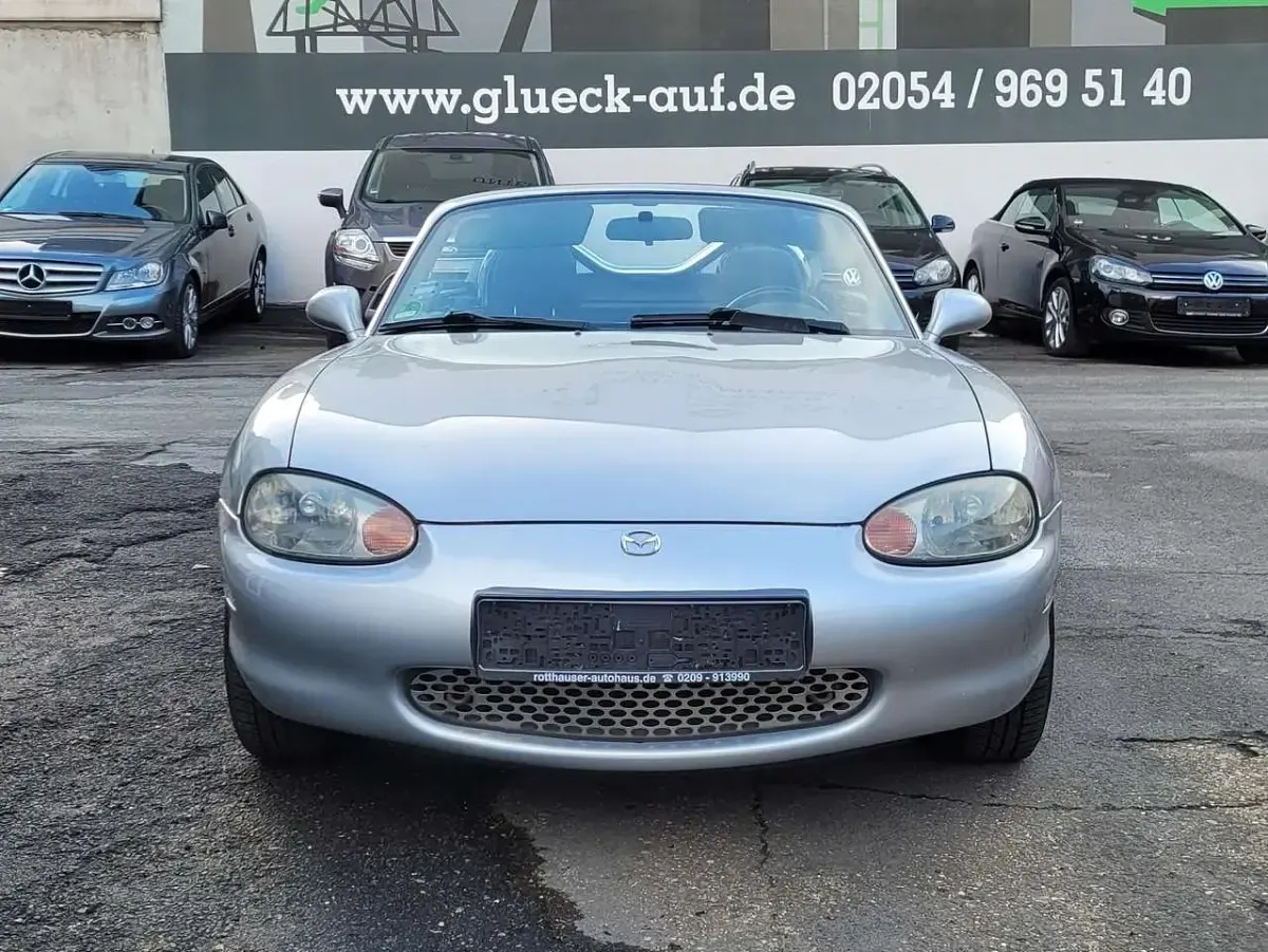 Gebraucht Mazda MX5 110 PS (80 kW) 2000 Silber Cabrio