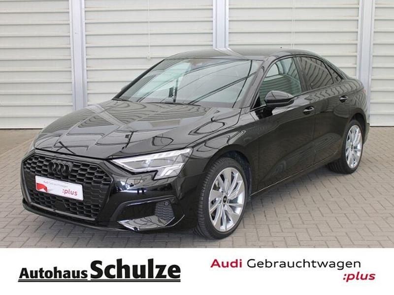 Mythosschwarz metallic Gebraucht 2023 Audi A3 Advanced Plus Limousine | 38.980 € - Bild 1/4